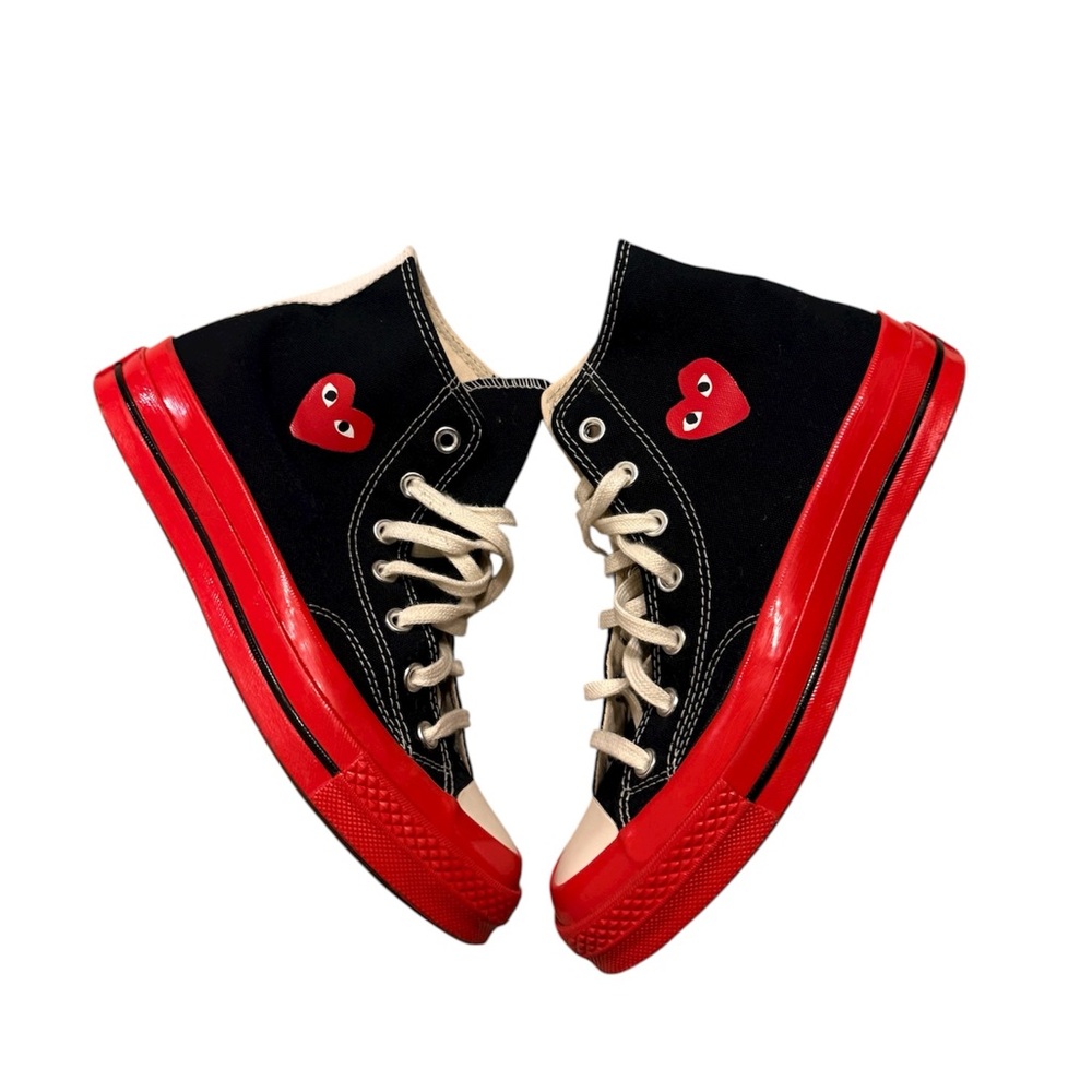 Comme des Garcons PLAY Black Red Midsole